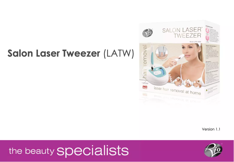 Page n°1 - Manuel utilisateur Rio LATW