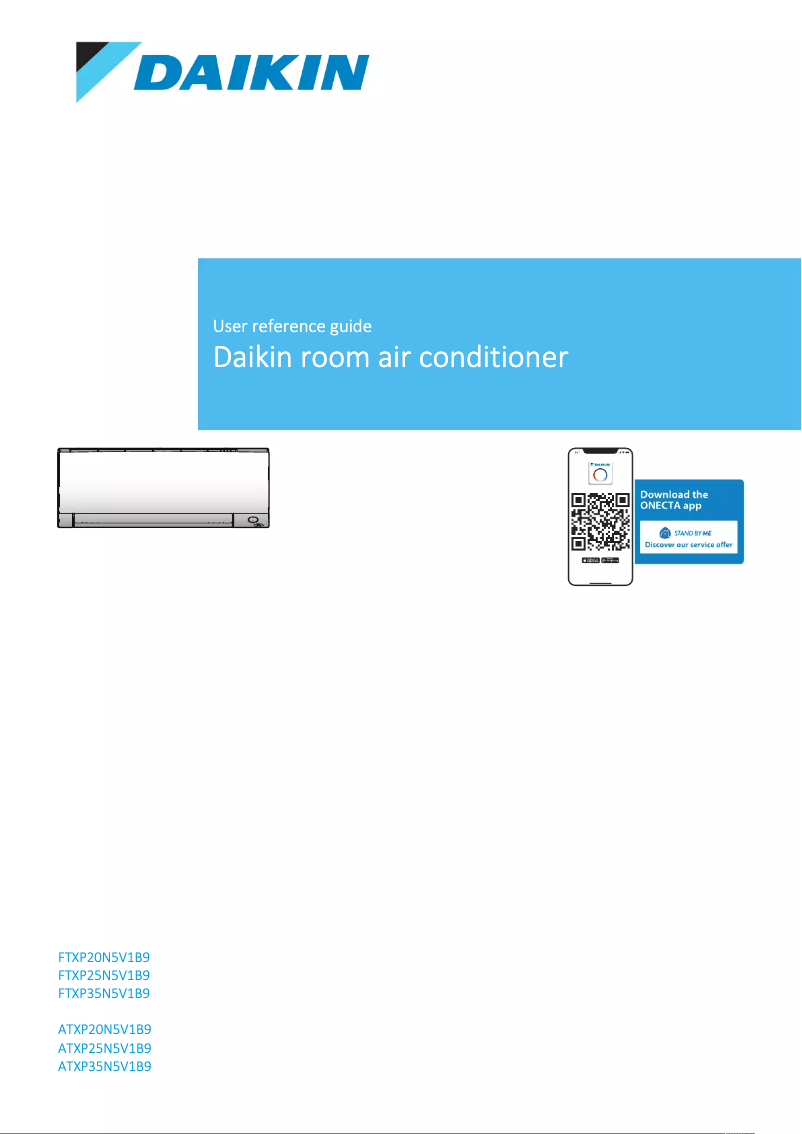 Página 1 del manual Manual de usuario Daikin FTXP25N5V1B9