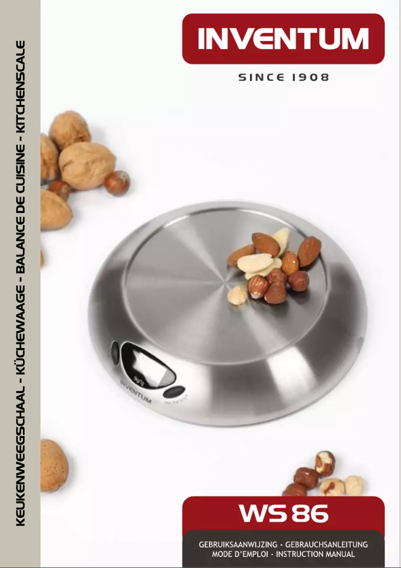 Image de la première page du manuel de l'appareil WS86