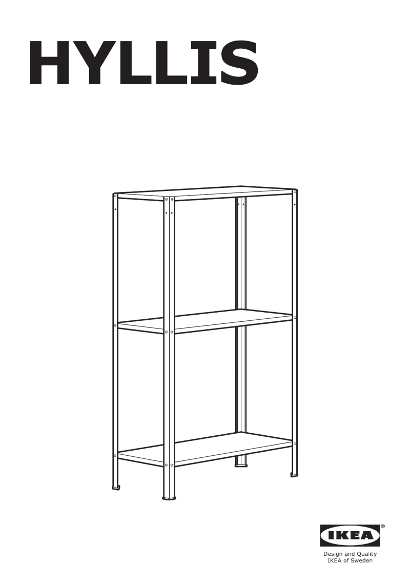 Image de la première page du manuel de l'appareil Hyllis