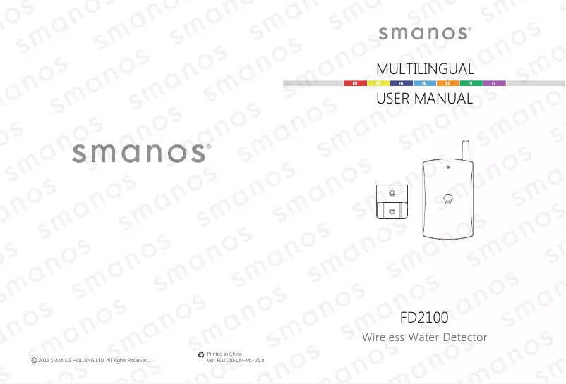 Image de la première page du manuel de l'appareil FD2100