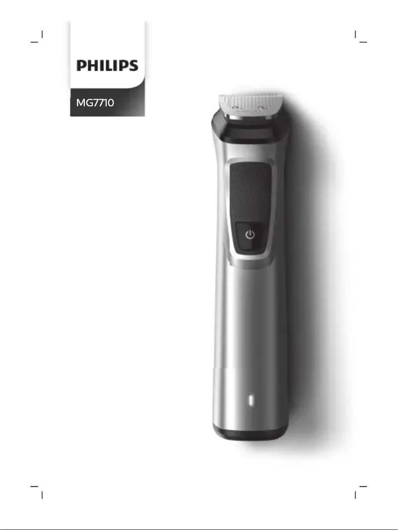 Page 1 de la notice Manuel utilisateur Philips Series 9000 MG9710