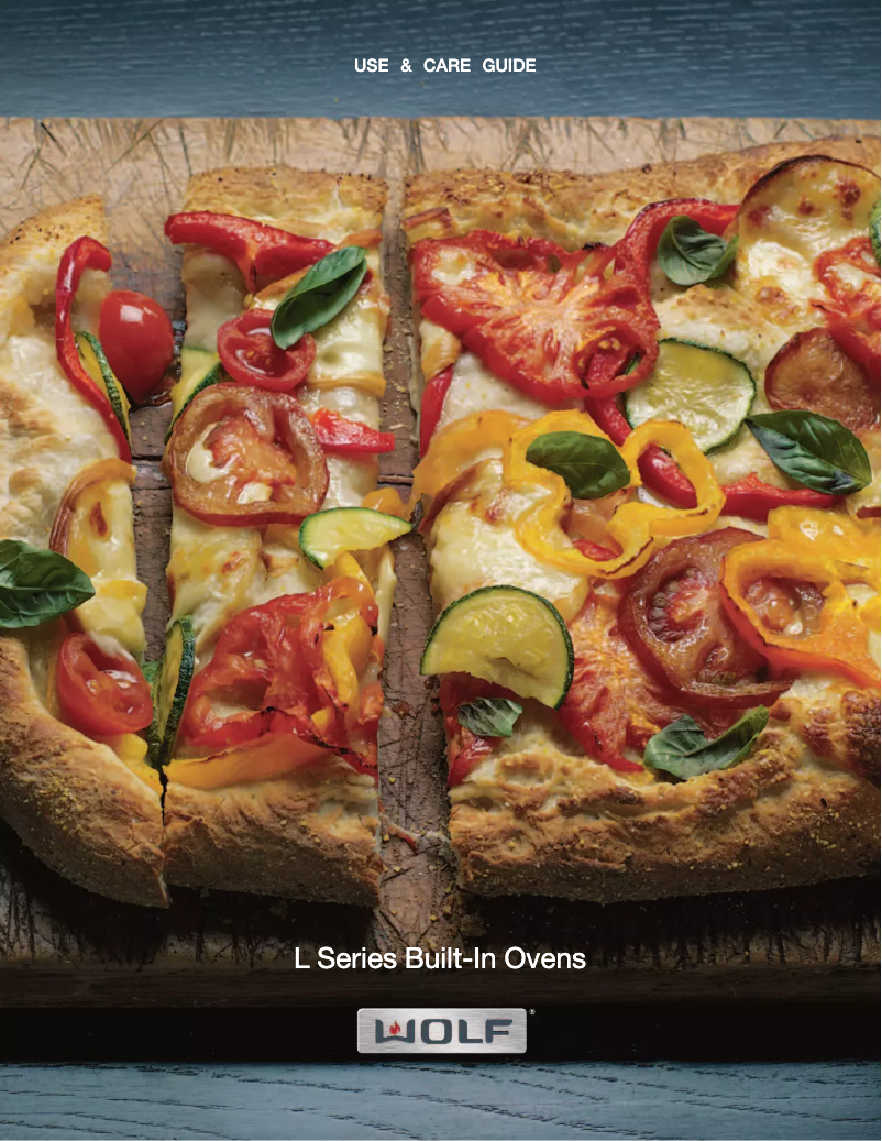 Page 1 de la notice Manuel d'utilisation et d'entretien Wolf L Series SO36U/S