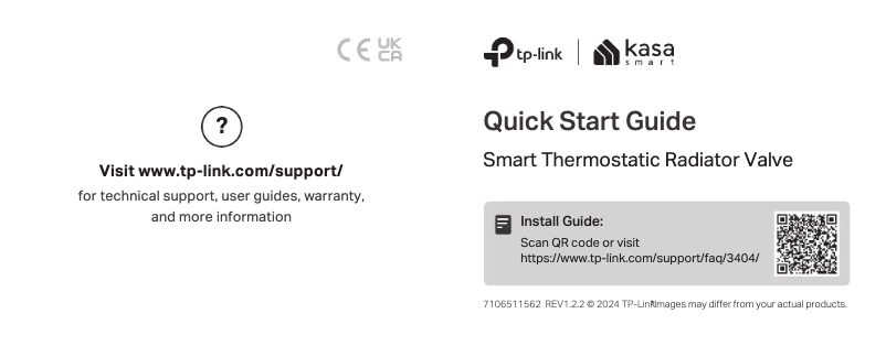 Page 1 de la notice Manuel utilisateur TP-Link Kasa KE100 KIT