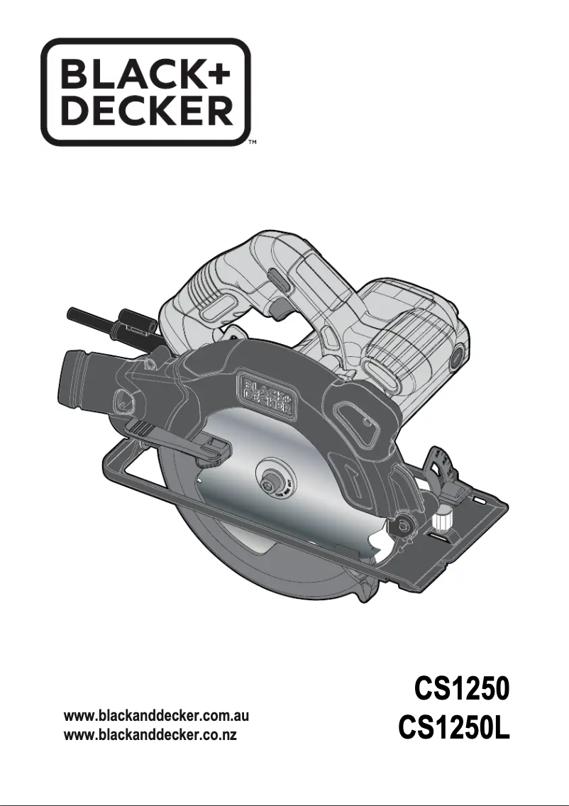 Image de la première page du manuel de l'appareil CS1250K