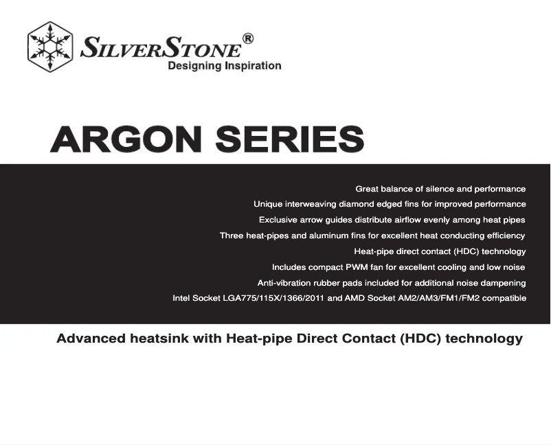 Image de la première page du manuel de l'appareil Argon AR07