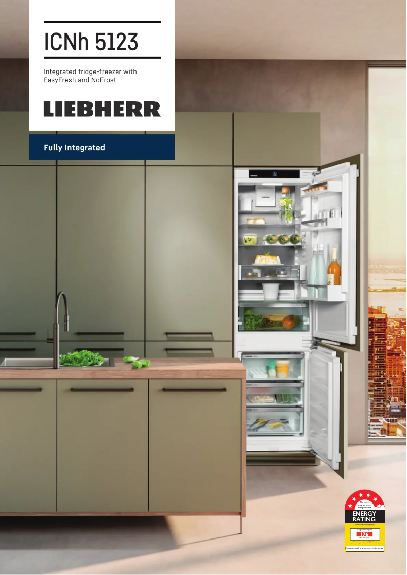 Image de la première page du manuel de l'appareil ICNH5123RH