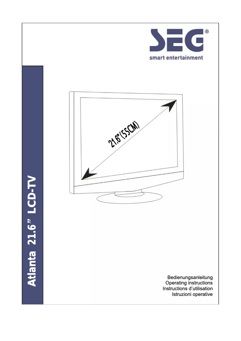 Page 1 de la notice Manuel utilisateur SEG Atlanta