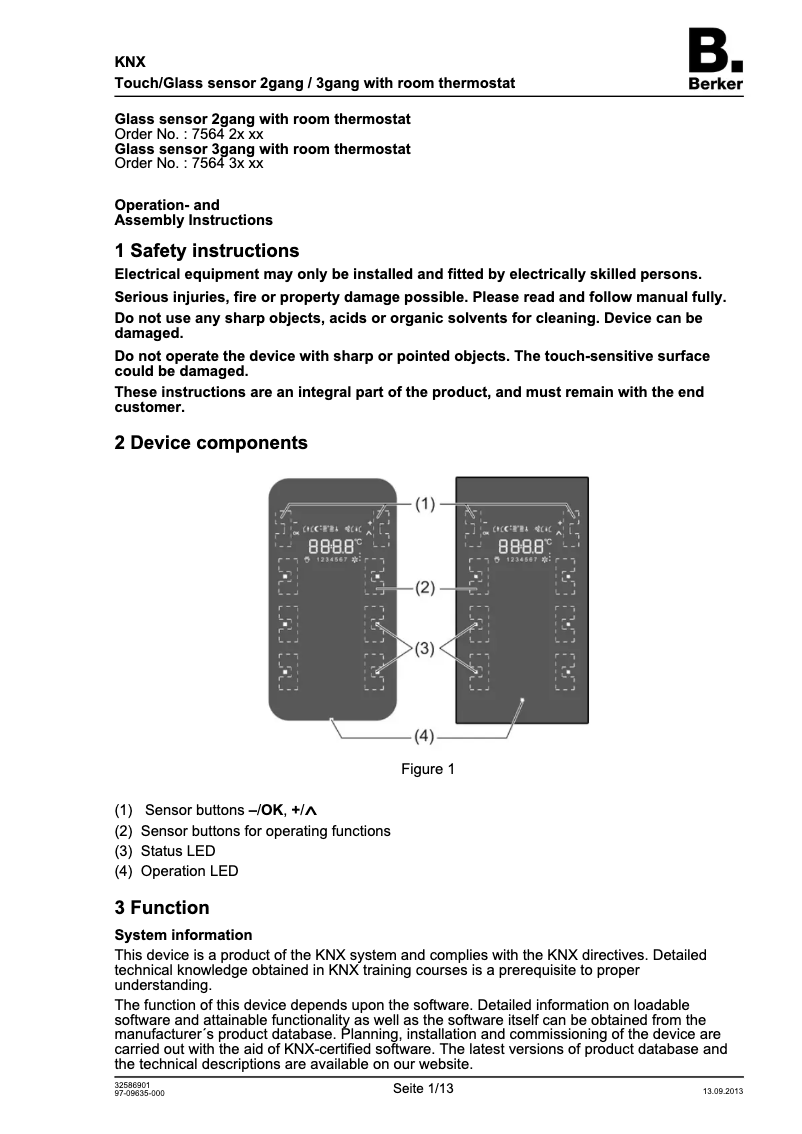 Page n°1 - Manuel utilisateur Hager 75643060