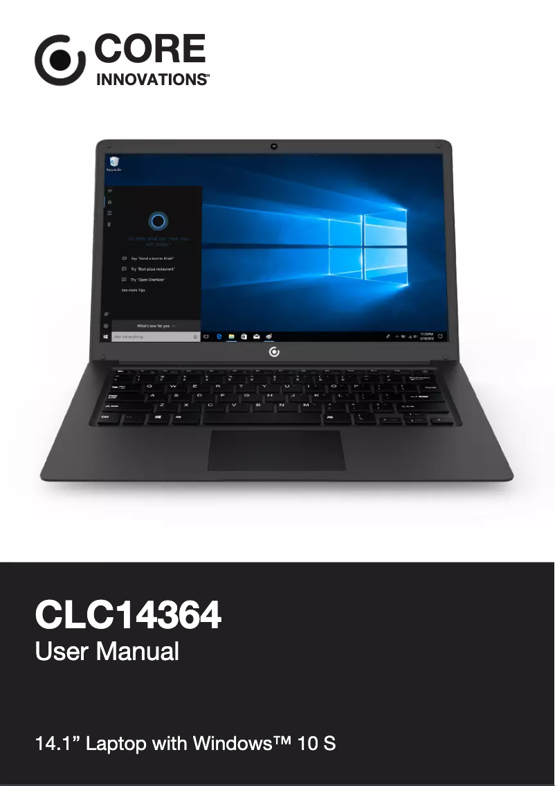 Page n°1 - Manuel utilisateur Core Innovations CLC14364