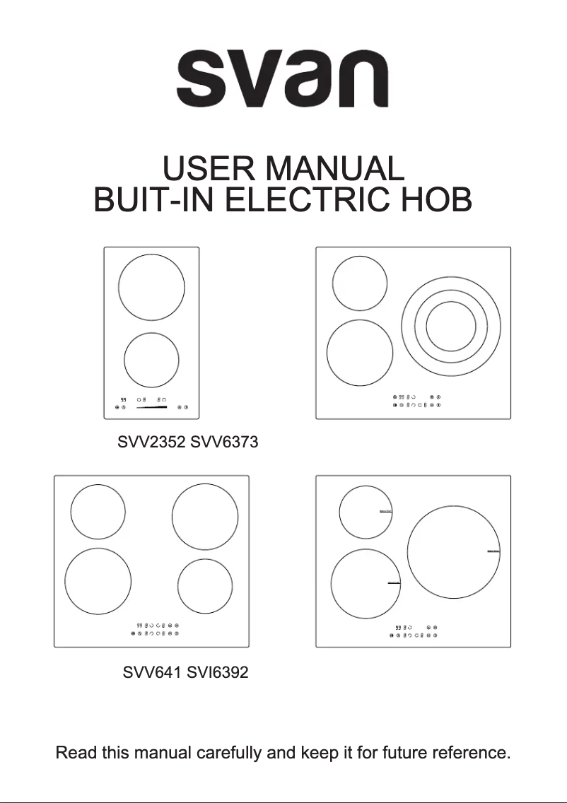 Page 1 de la notice Manuel utilisateur SVAN SVV2352