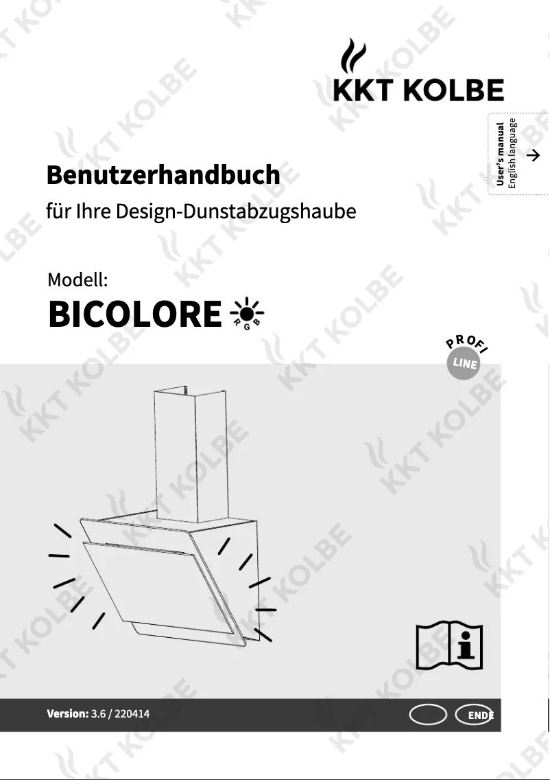 Page 1 de la notice Manuel utilisateur KKT Kolbe BICOLORE807SM