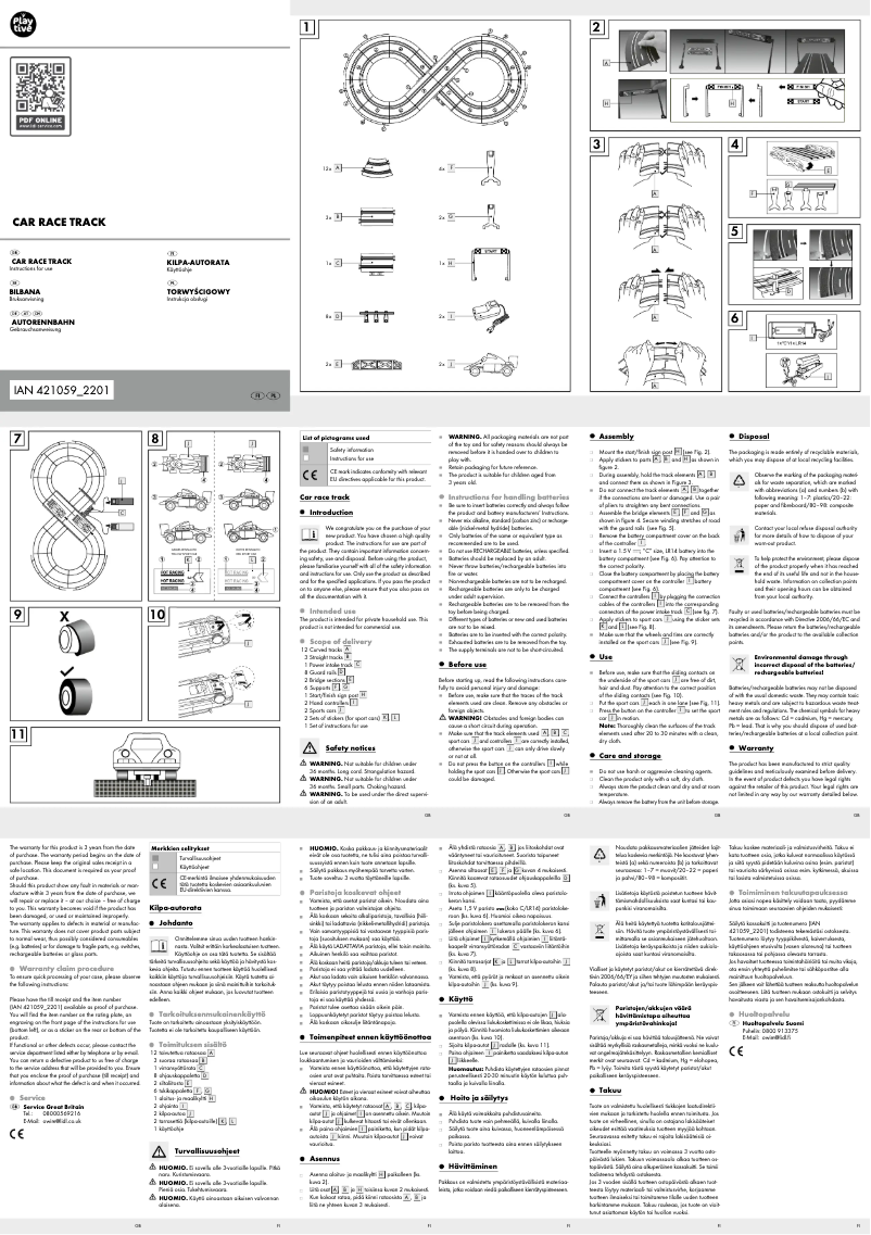 Imagen de la primera página del manual del dispositivo HG09465