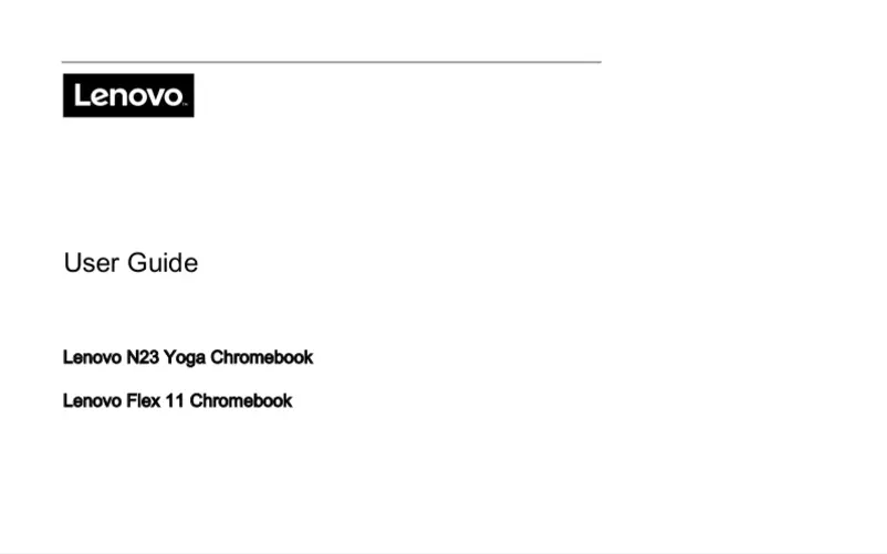 Page n°1 - Manuel utilisateur Lenovo Flex 11 Chromebook