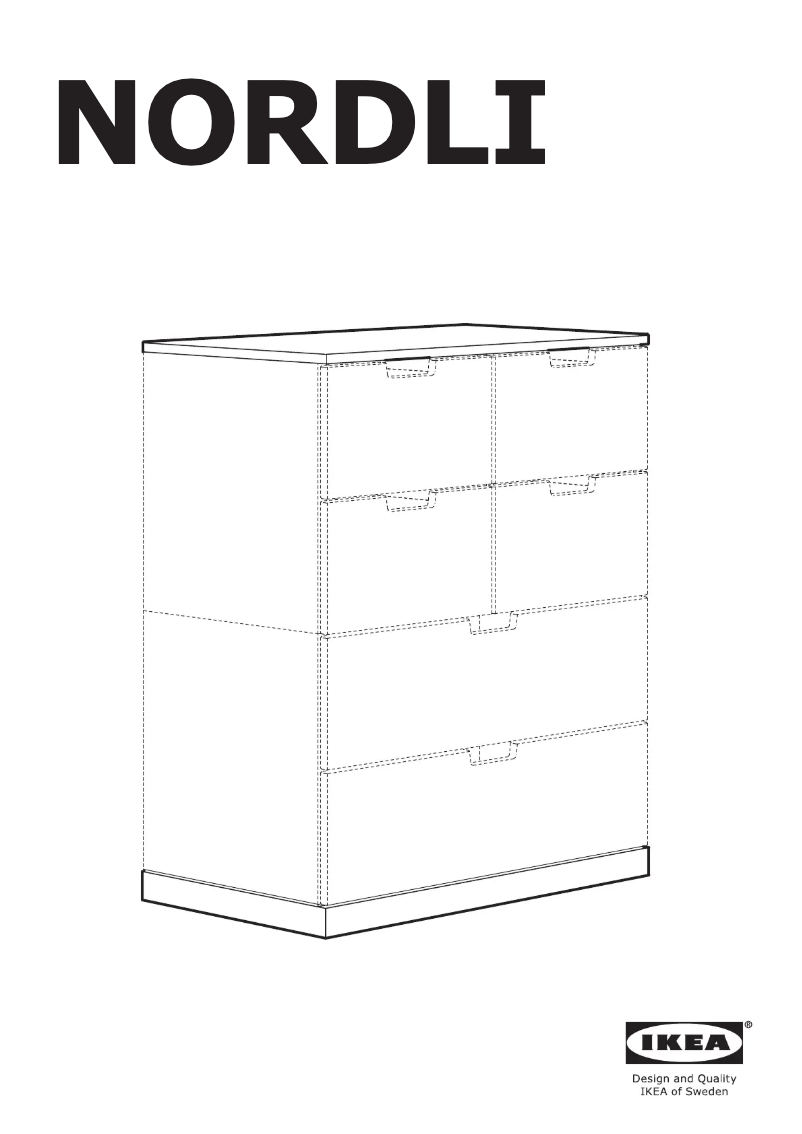 Imagen de la primera página del manual del dispositivo NORDLI 303.660.07