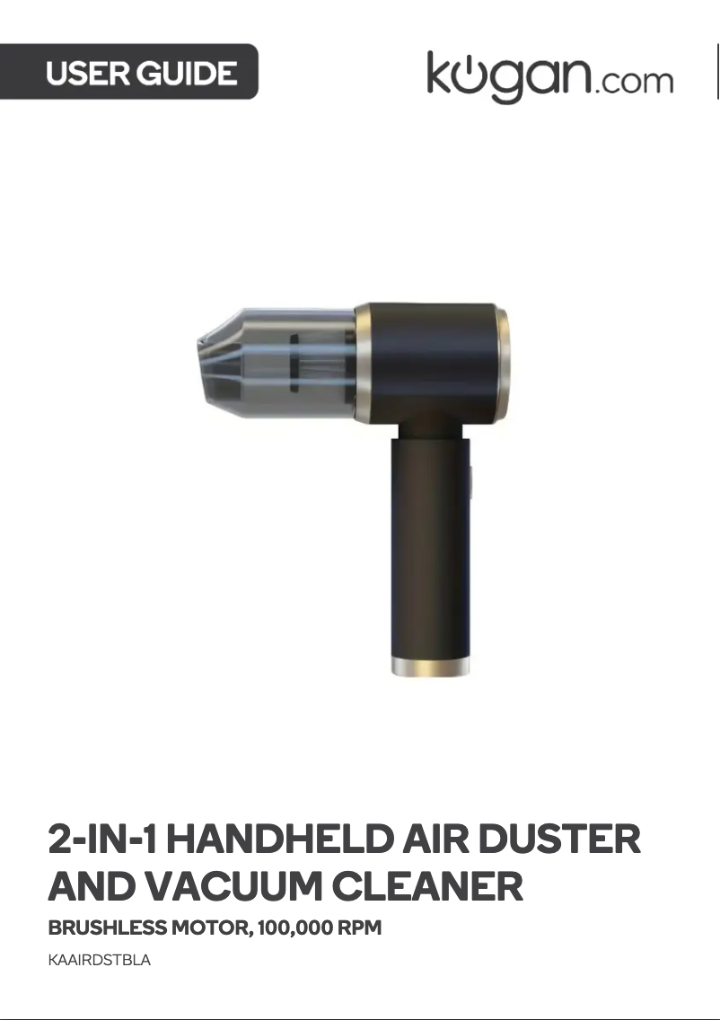 Page 1 de la notice Manuel utilisateur Kogan KAAIRDSTBLA