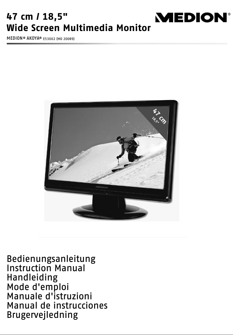 Page n°1 - Manuel utilisateur Medion Akoya E53002 (MD 20089)