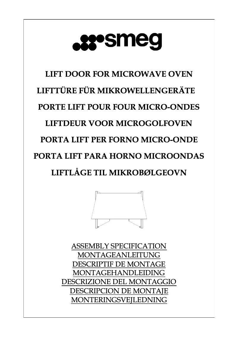 Page n°1 - Manuel utilisateur Smeg PMO66A