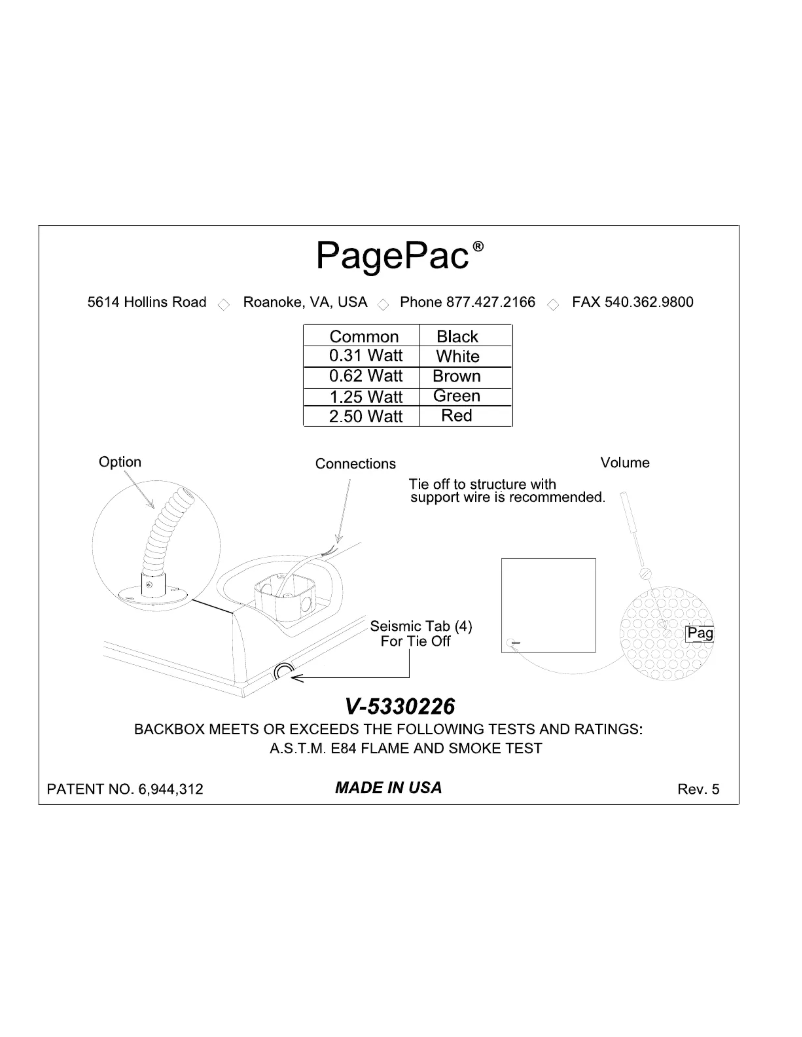 Image de la première page du manuel de l'appareil V-5330226