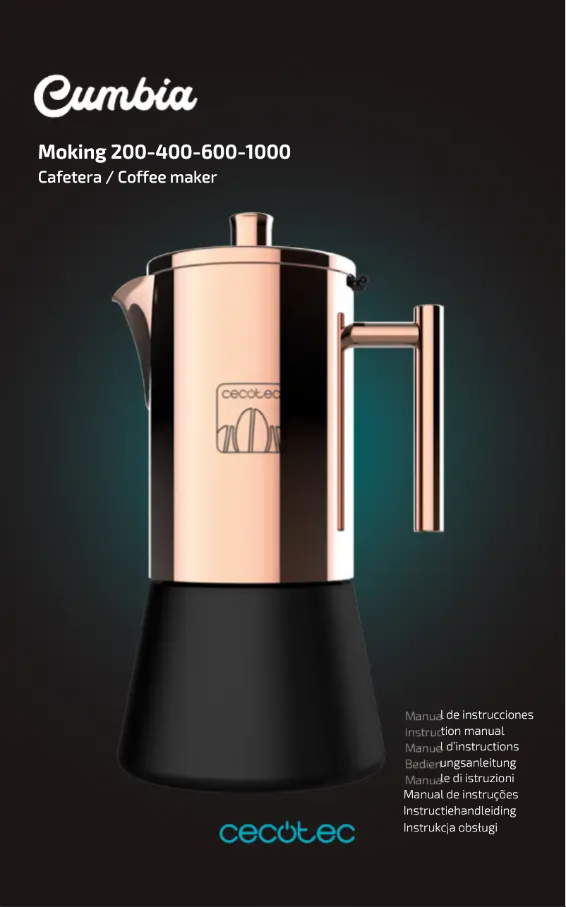 Page 1 de la notice Manuel utilisateur Cecotec Minking 1000