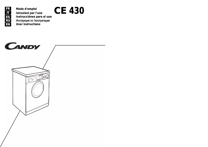 Image de la première page du manuel de l'appareil CE 430