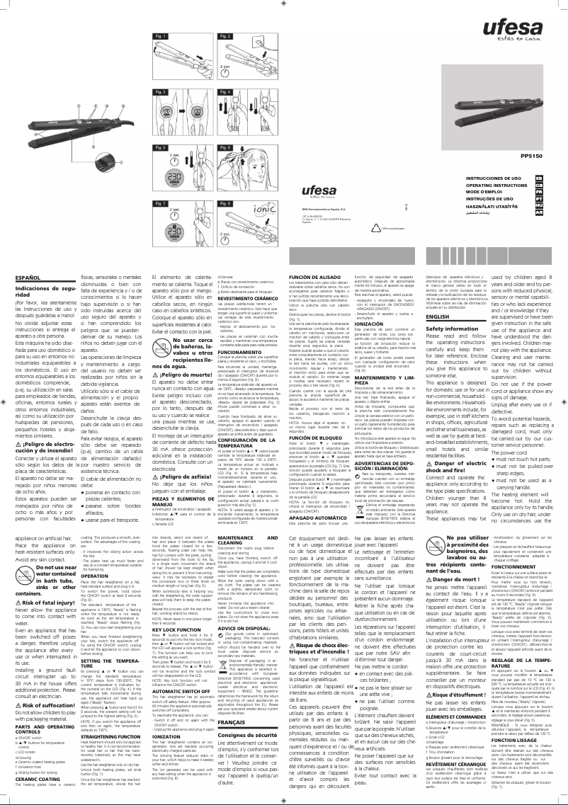 Image de la première page du manuel de l'appareil PP5150