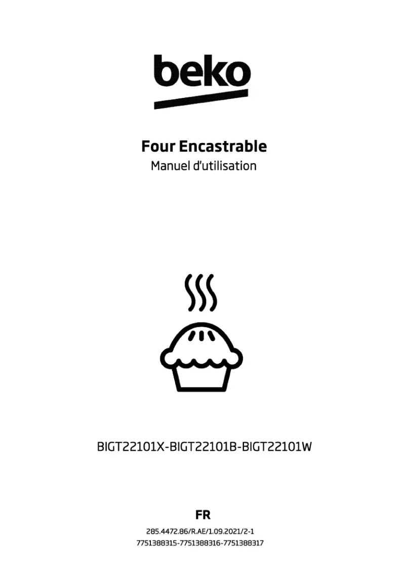 Image de la première page du manuel de l'appareil BIGT22101W