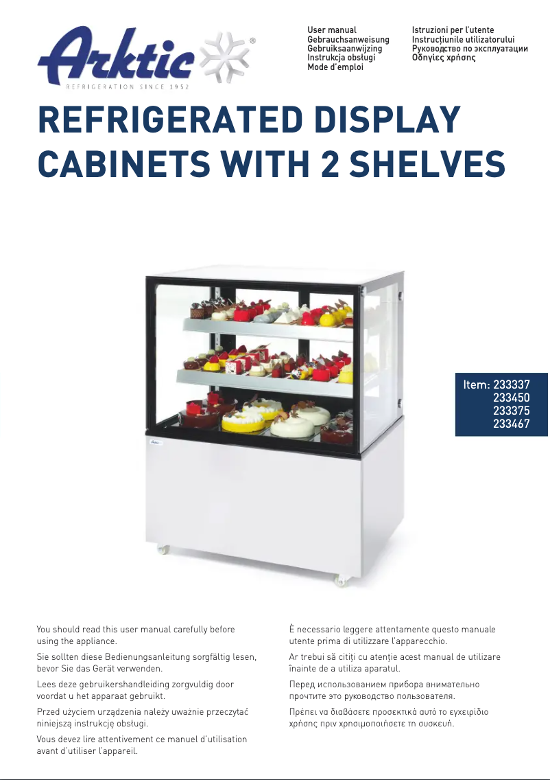 Page n°1 - Manuel utilisateur Arktic 233337