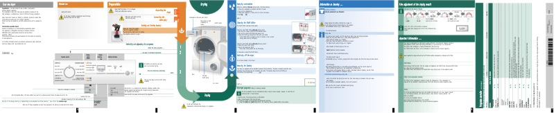 Page 1 de la notice Manuel utilisateur Siemens WT46W360EE
