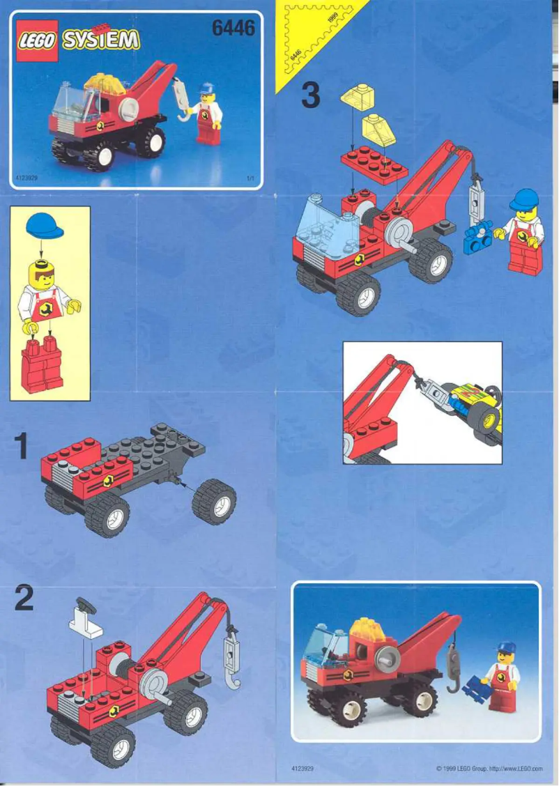 Page 1 de la notice Manuel utilisateur Lego TOW TRUCK