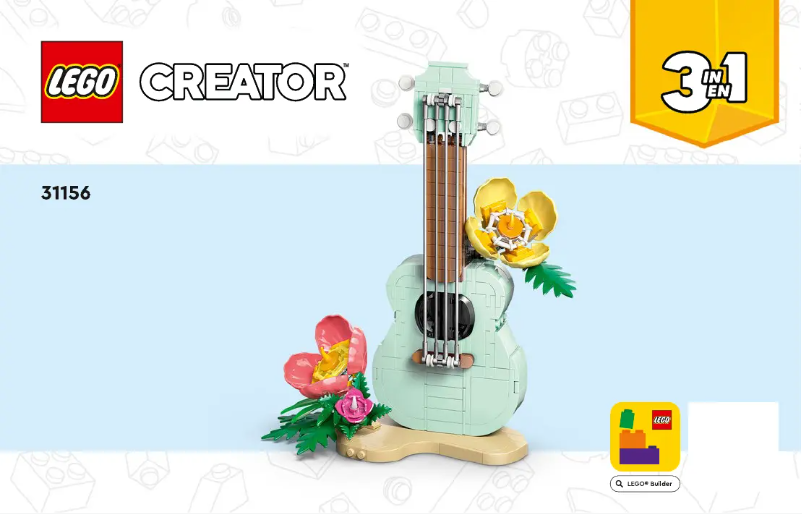 Page n°1 - Manuel utilisateur Lego Creator 31156