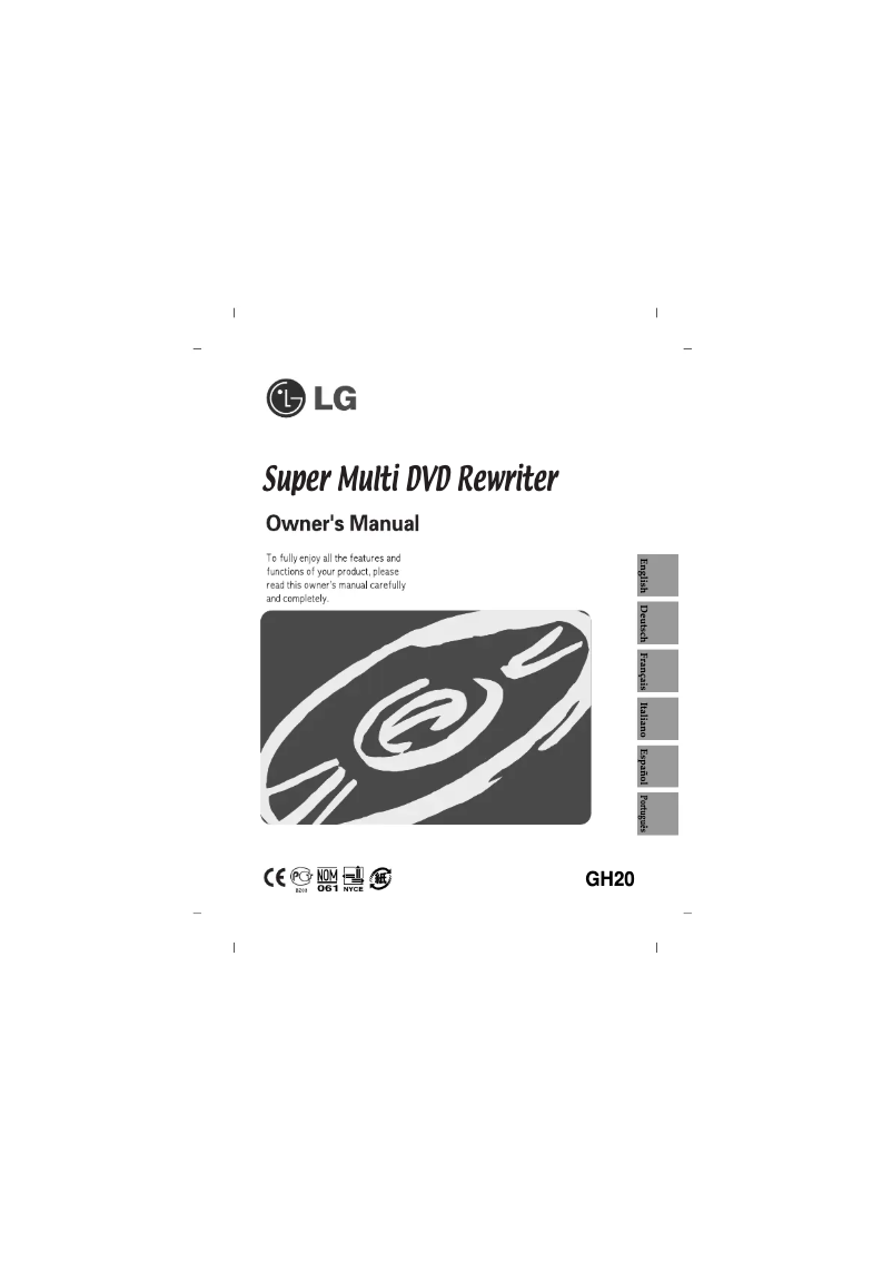 Image de la première page du manuel de l'appareil GH20LS15