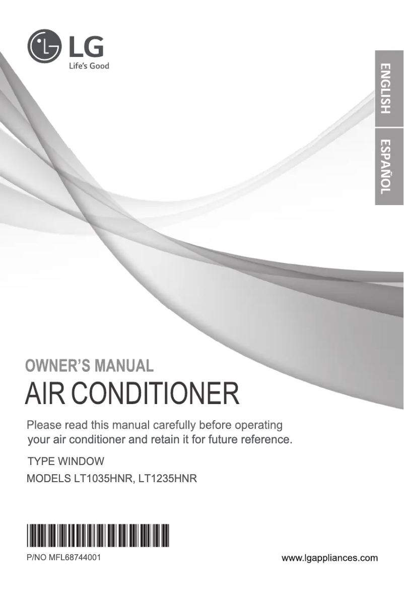 Page 1 de la notice Manuel utilisateur LG LT1035HNR