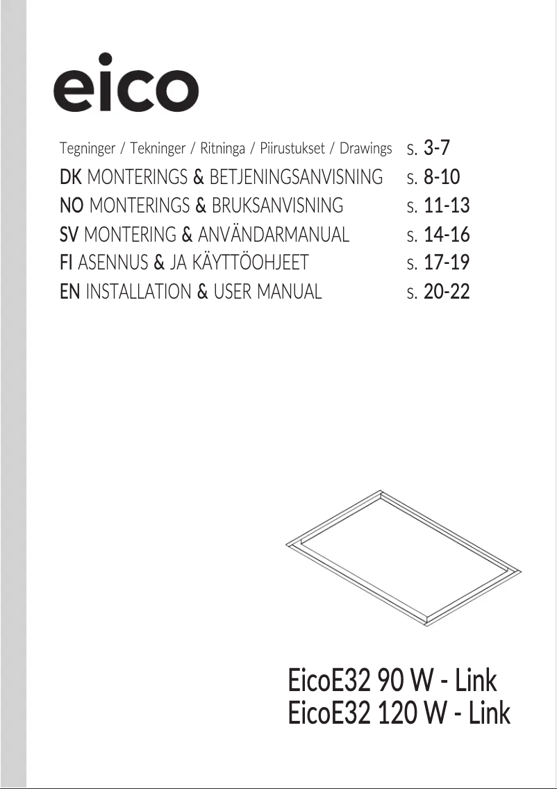 Image de la première page du manuel de l'appareil E32 120 W