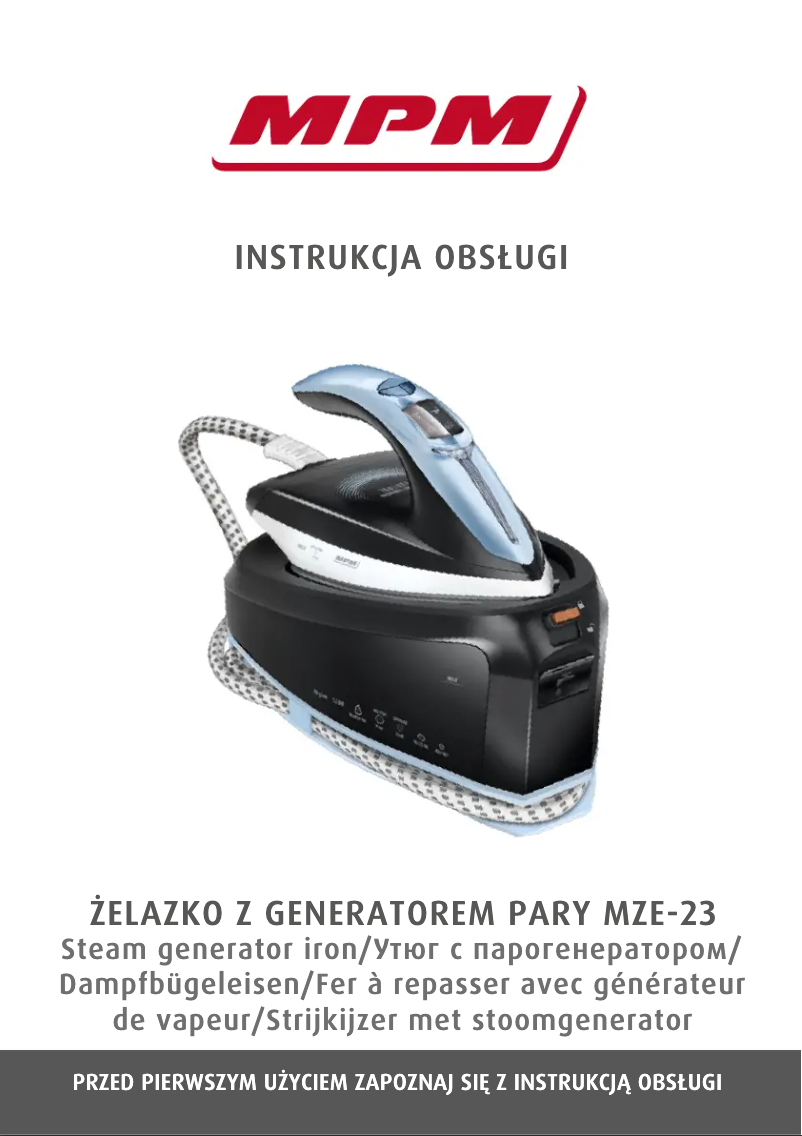 Image de la première page du manuel de l'appareil MZE-23