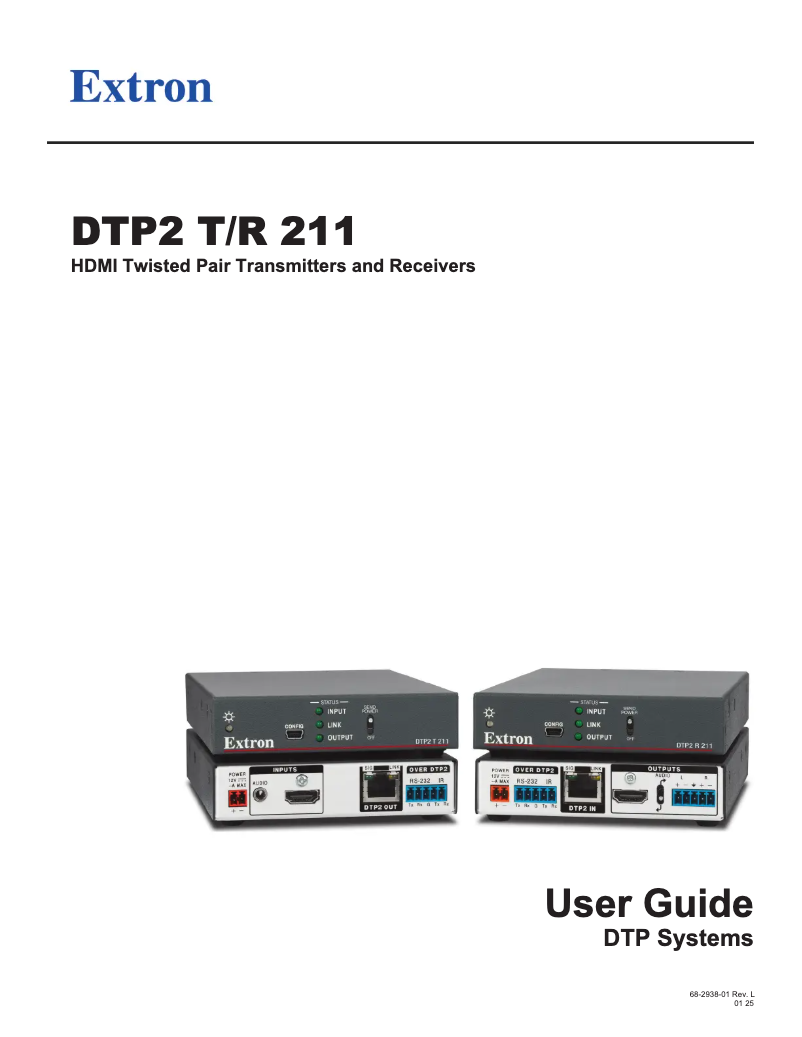 Image de la première page du manuel de l'appareil DTP2 R 211
