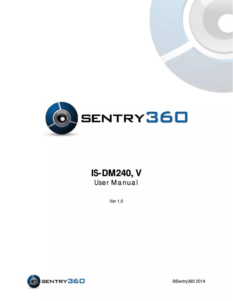 Página 1 del manual Manual de usuario Sentry360 IS-DM240