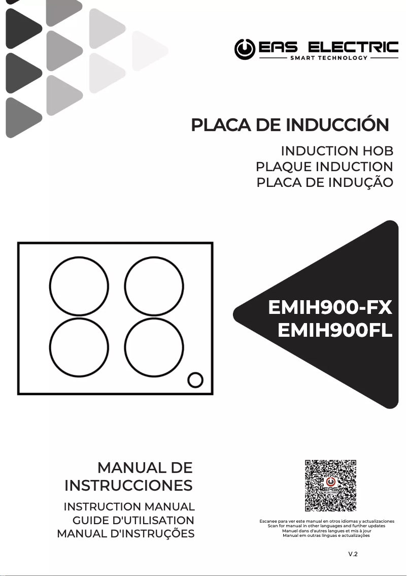 Page 1 de la notice Manuel utilisateur EAS Electric EMIH900FL