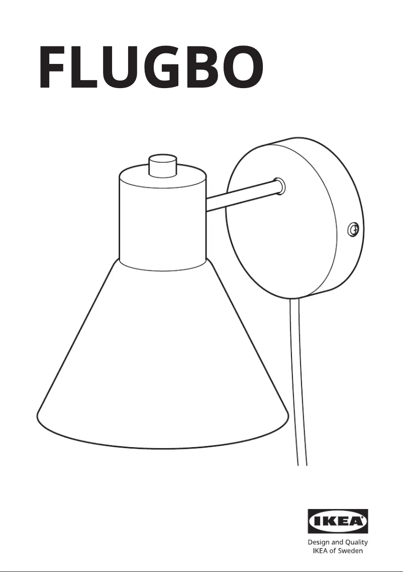 Página 1 del manual Manual de usuario Ikea FLUGBO 005.195.68