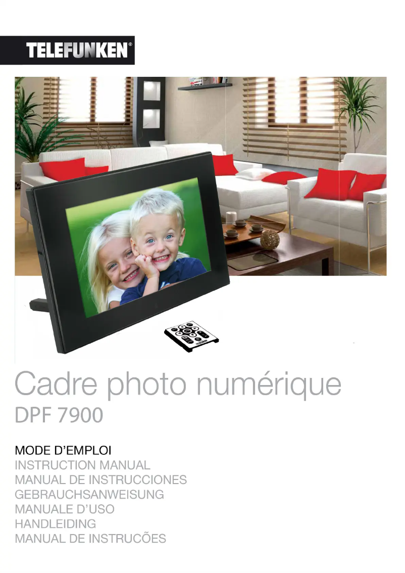 Page 1 de la notice Manuel utilisateur Telefunken DPF 7900 LED