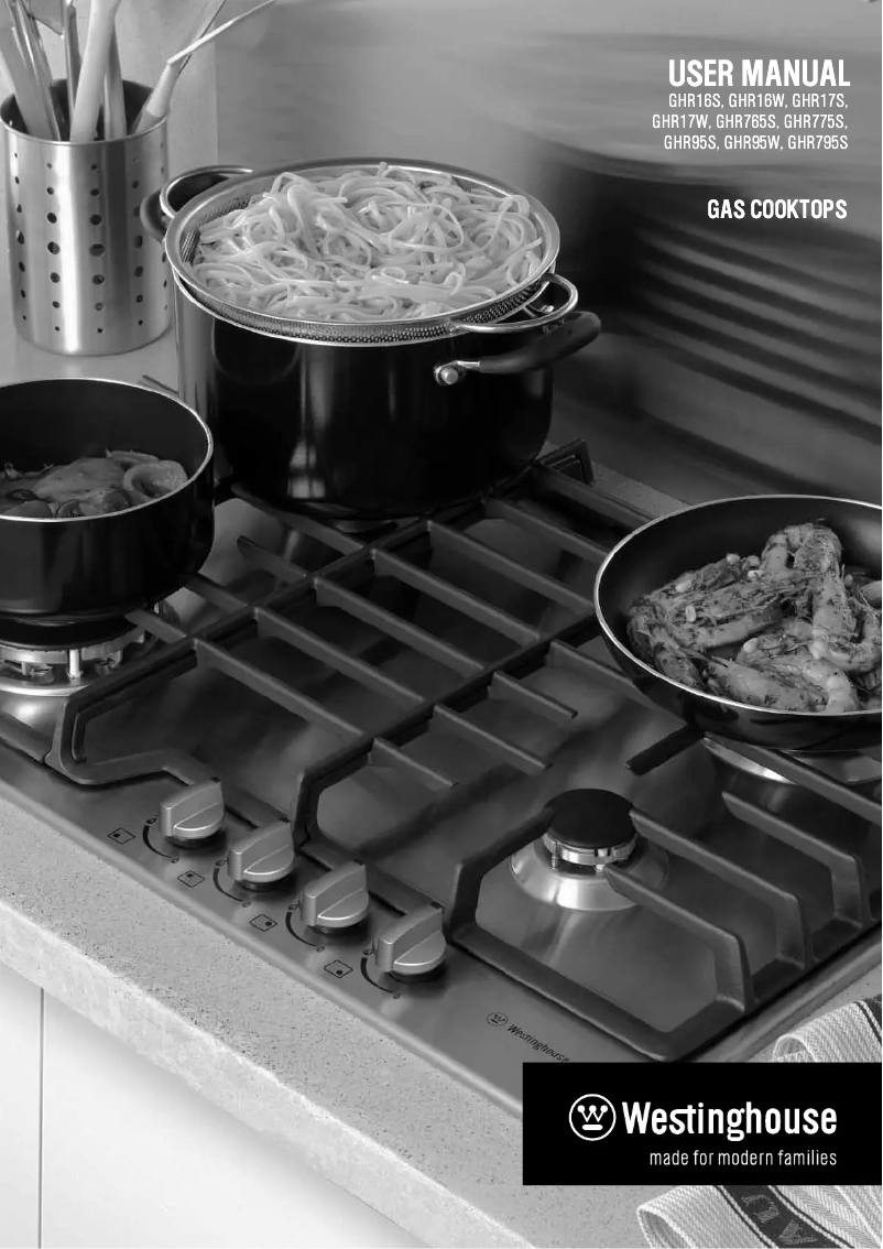 Page 1 de la notice Mode d'emploi Westinghouse GHR795S