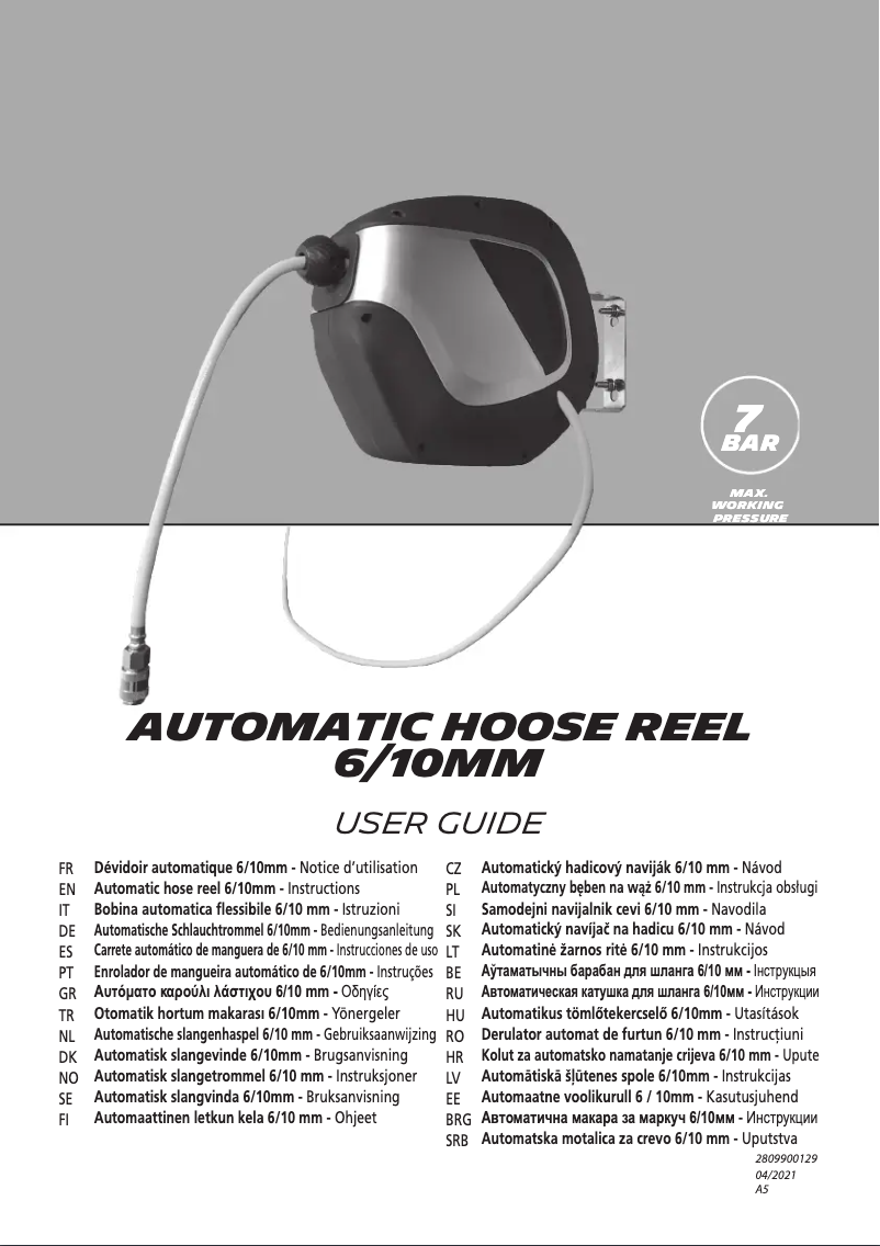 Imagen de la primera página del manual del dispositivo G-610