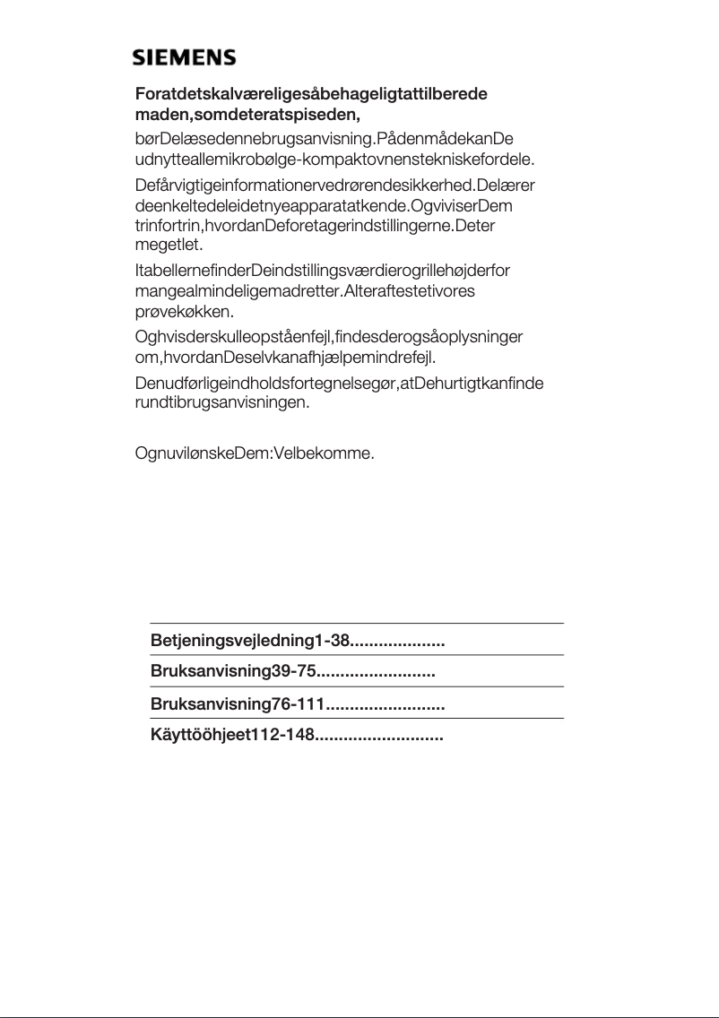 Image de la première page du manuel de l'appareil HF24G540