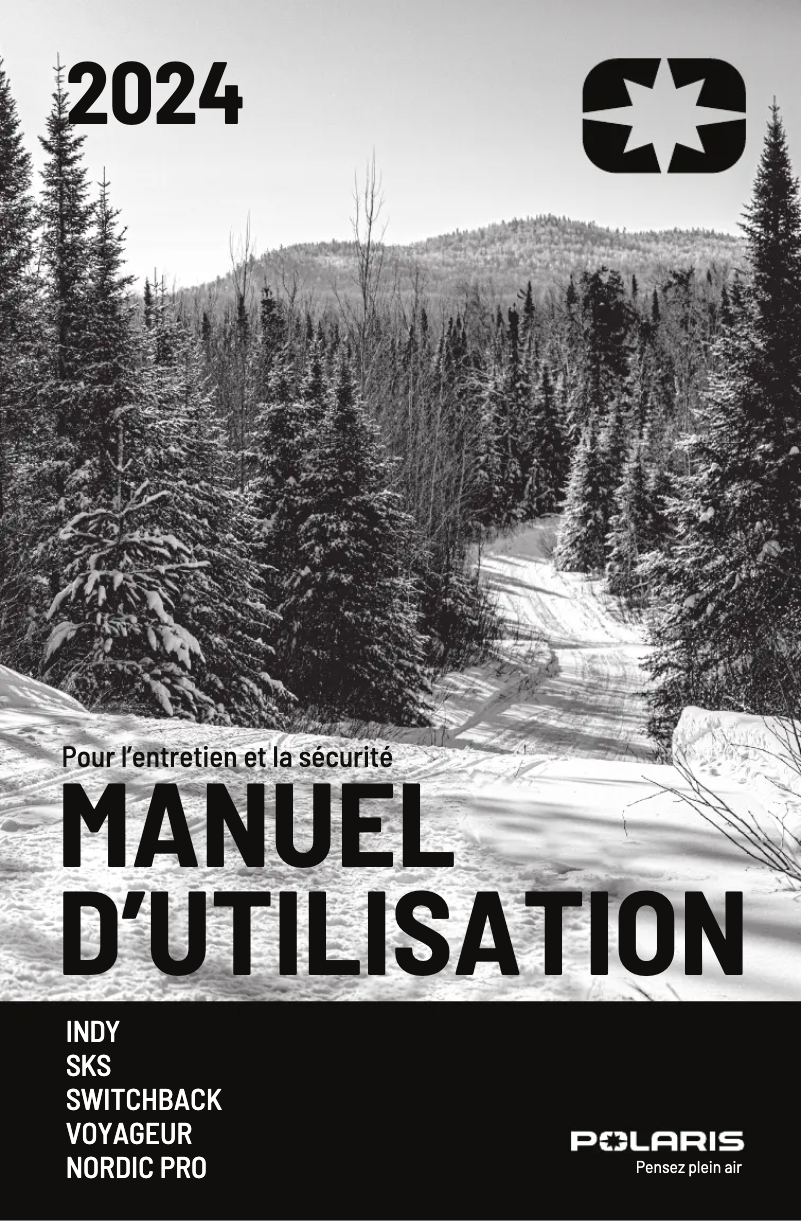 Page n°1 - Manuel utilisateur Polaris 850 INDY XC 137 (2024)