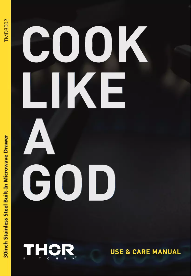 Page 1 de la notice Manuel utilisateur Thor TMD3002