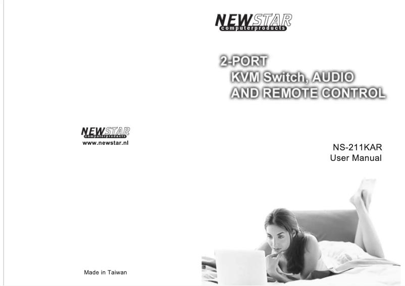 Page 1 de la notice Manuel utilisateur Newstar NS211KAR