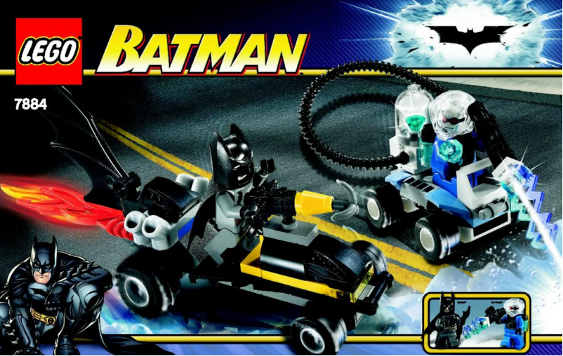 Page 1 de la notice Consignes visuelles Lego Batman 7884
