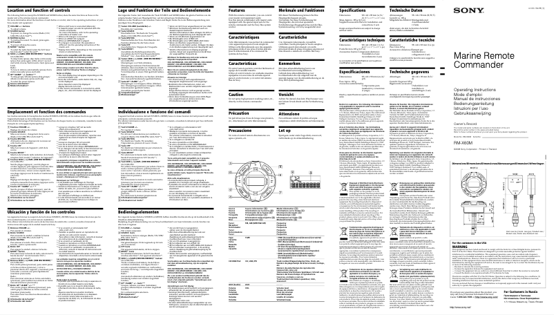 Image de la première page du manuel de l'appareil RMX60ML.U