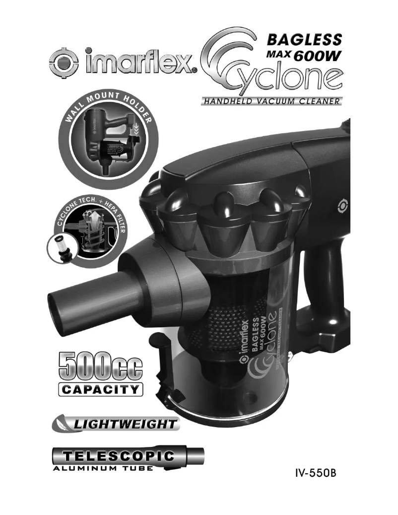 Imagen de la primera página del manual del dispositivo IV-550B