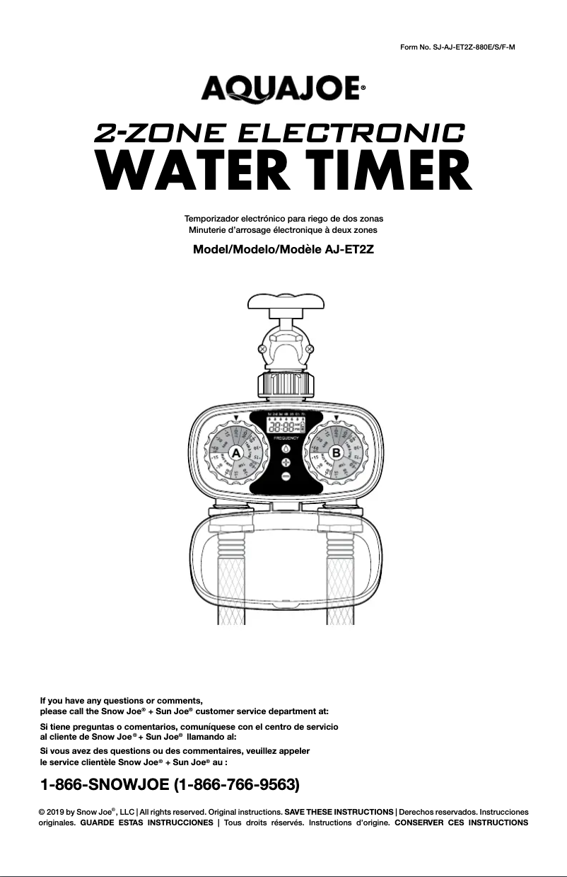 Image de la première page du manuel de l'appareil AJ-ET2Z